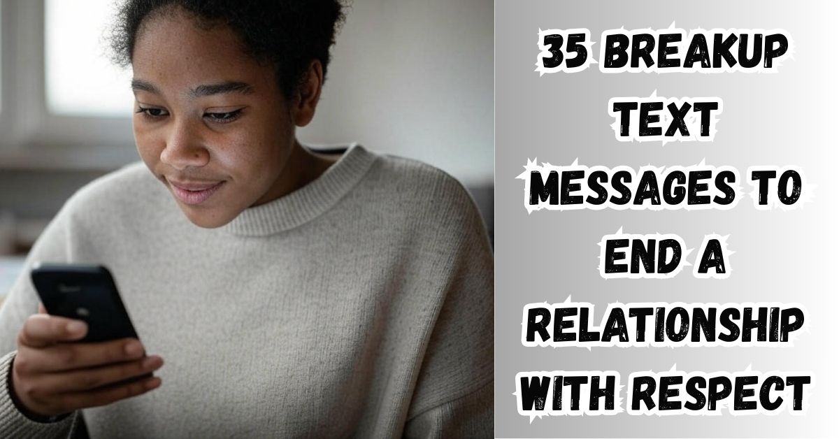 35 Breakup Text Messages to End a Relationship With Respect