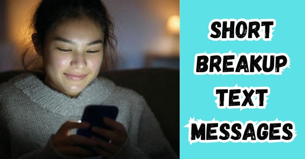 Short Breakup Text Messages