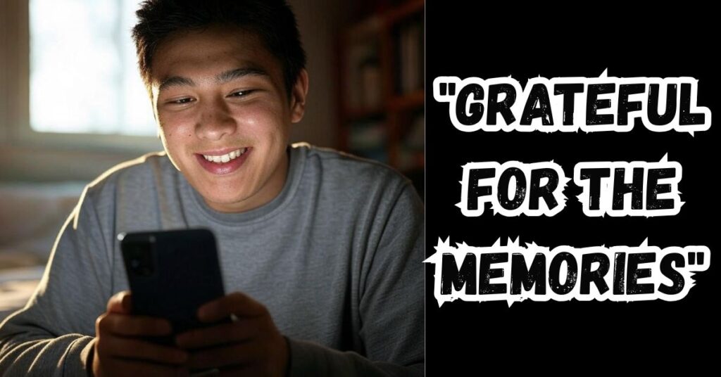 "Grateful for the Memories"