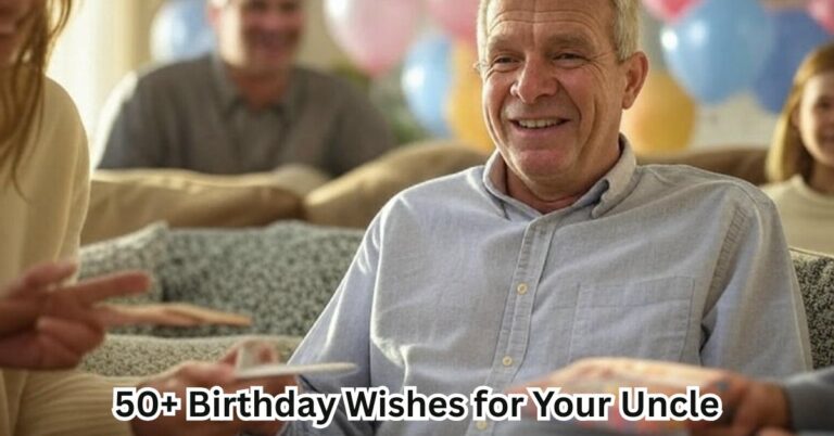 50+ Birthday Wishes for Your Uncle: Heartfelt Messages to Make His Day Special