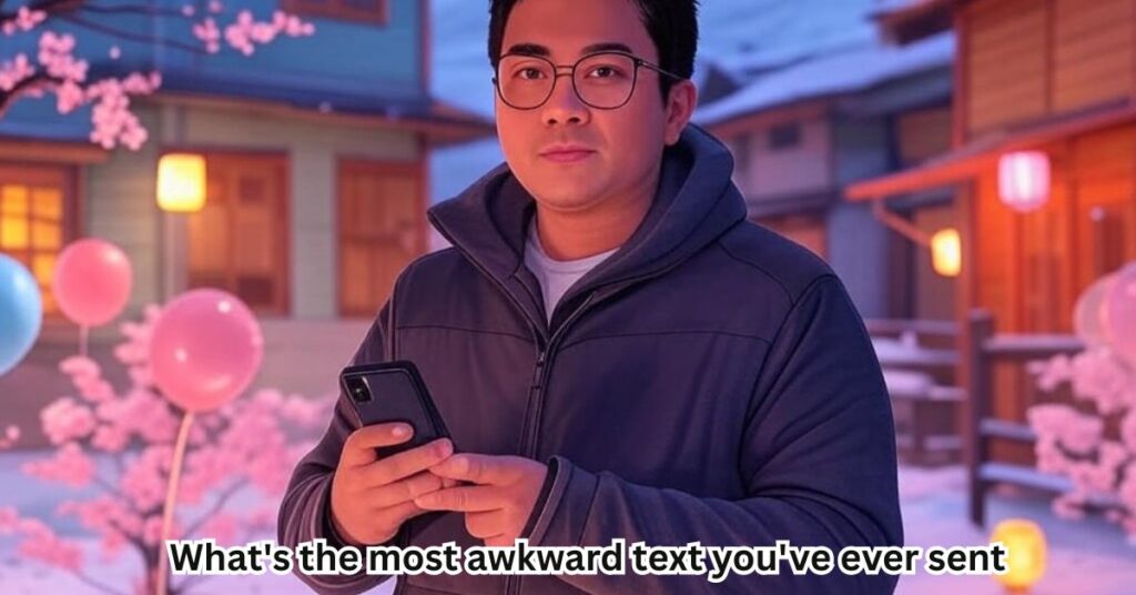 What's the most awkward text you've ever sent?