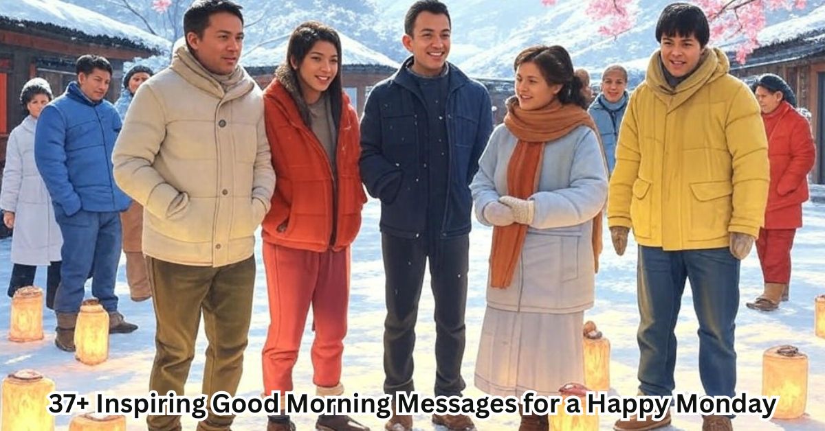 37+ Inspiring Good Morning Messages for a Happy Monday