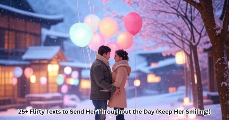25+ Flirty Texts to Send Her Throughout the Day (Keep Her Smiling!)