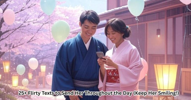 25+ Flirty Texts to Send Her Throughout the Day (Keep Her Smiling!)