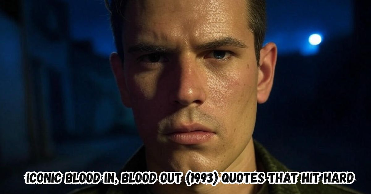 Iconic Blood In, Blood Out (1993) Quotes That Hit Hard