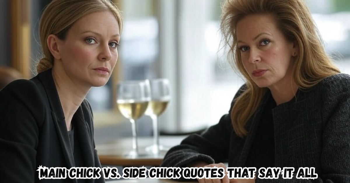 Main Chick vs. Side Chick Quotes That Say It All