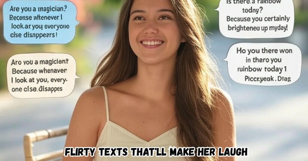 Flirty Texts That'll Make Her Laugh
