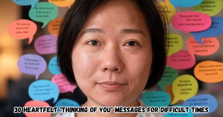 30 Heartfelt "Thinking of You" Messages for Difficult Times
