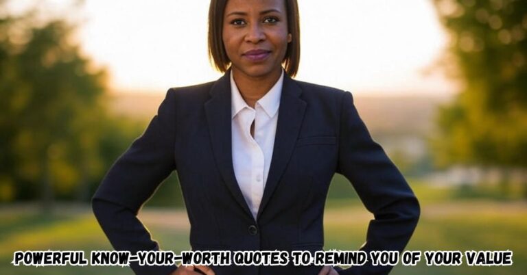 Powerful Know-Your-Worth Quotes to Remind You of Your Value