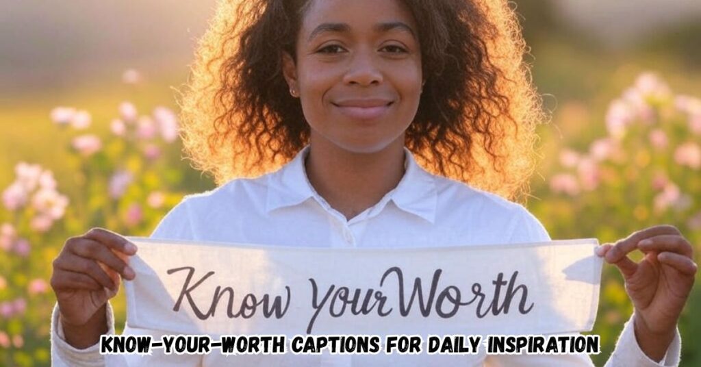 Know-Your-Worth Captions for Daily Inspiration