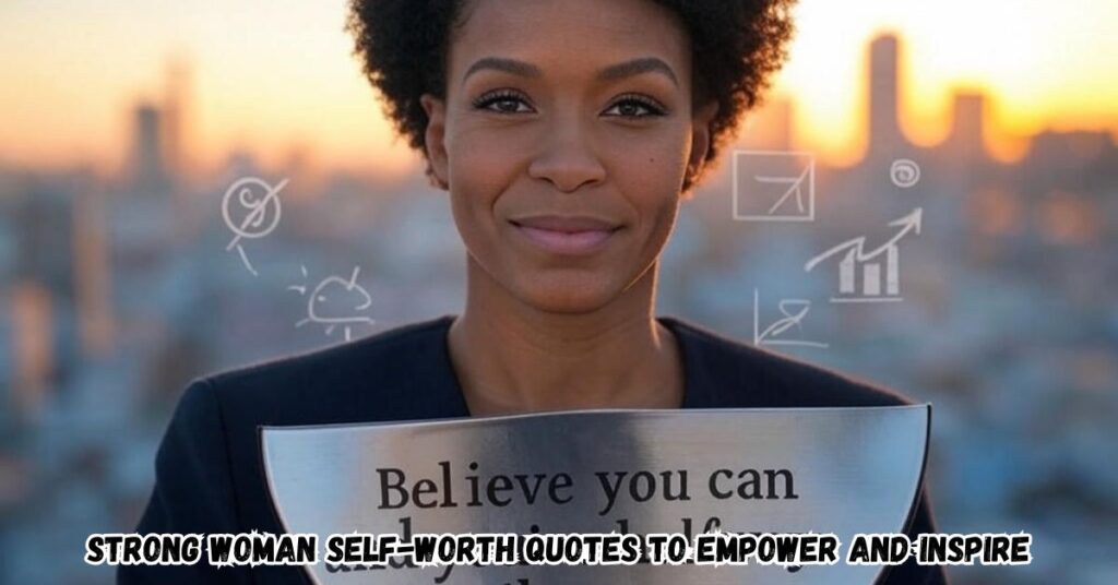 Strong Woman Self-Worth Quotes to Empower and Inspire