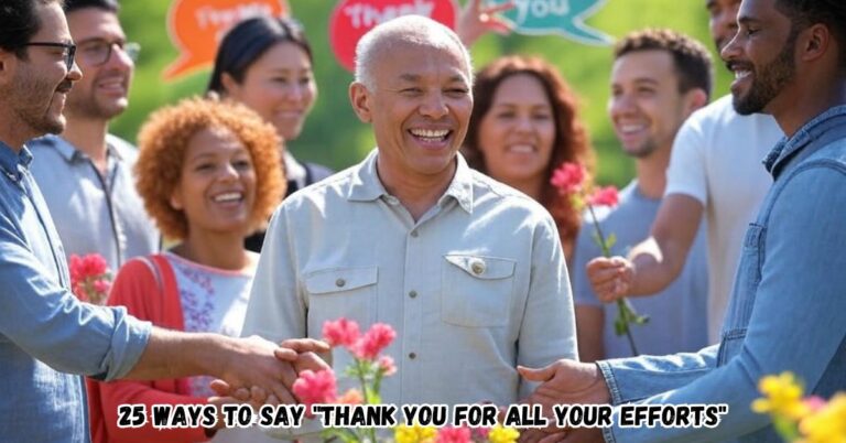 25 Ways to Say "Thank You for All Your Efforts"