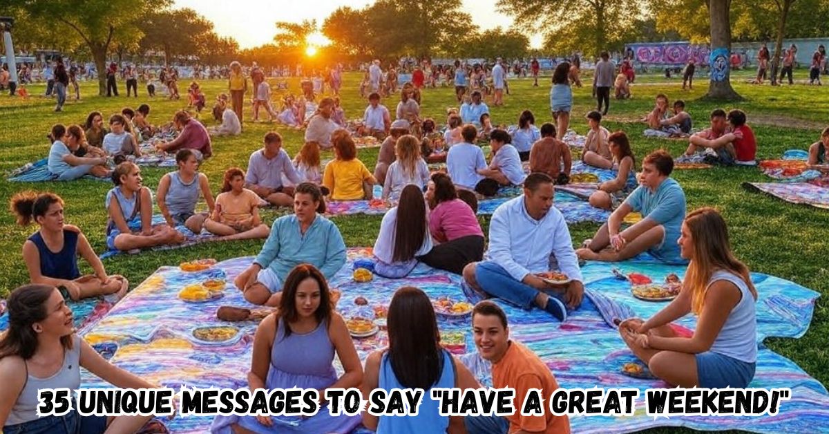 35 Unique Messages to Say "Have a Great Weekend!"