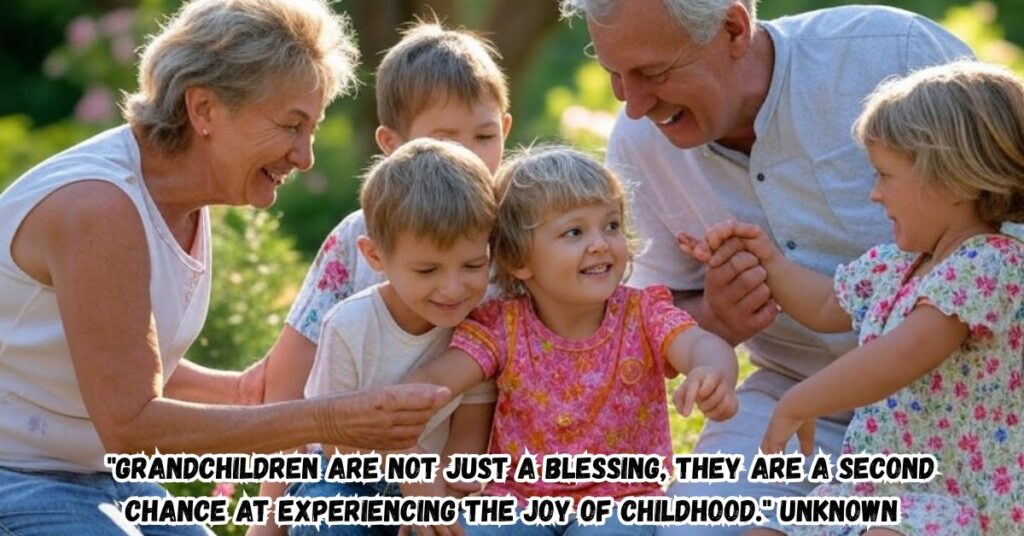 19. "Grandchildren are not just a blessing, they are a second chance at experiencing the joy of childhood." Unknown