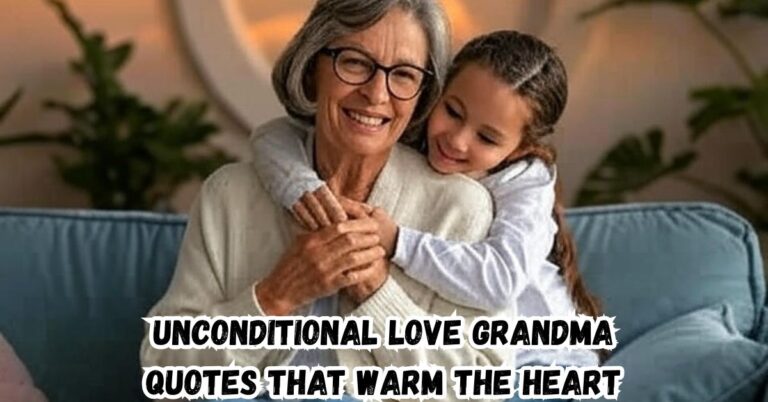 Unconditional Love Grandma Quotes That Warm the Heart