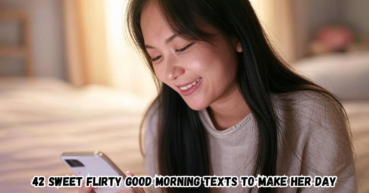 42 Sweet Flirty Good Morning Texts to Make Her Day