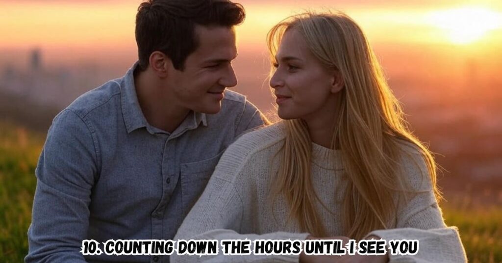Counting Down the Hours Until I See You