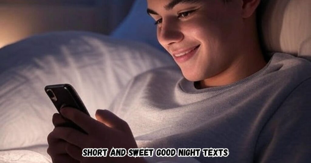 Short and Sweet Good Night Texts