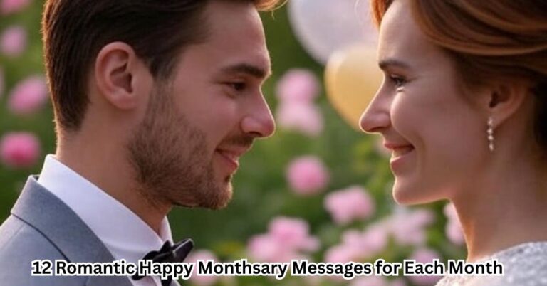 12 Romantic Happy Monthsary Messages for Each Month